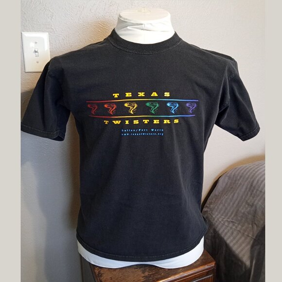 Collectible Rainbow "Texas Twisters" LGBT Dance Club T-shirt (IAGLCWDC) - Size L - Picture 2 of 7